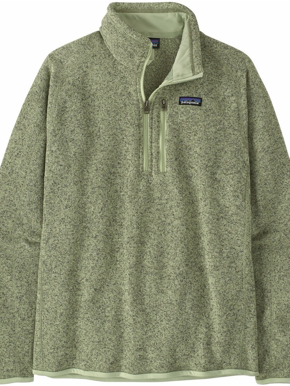 Patagonia Green Quarter-Zip Fleece Pullover Medium